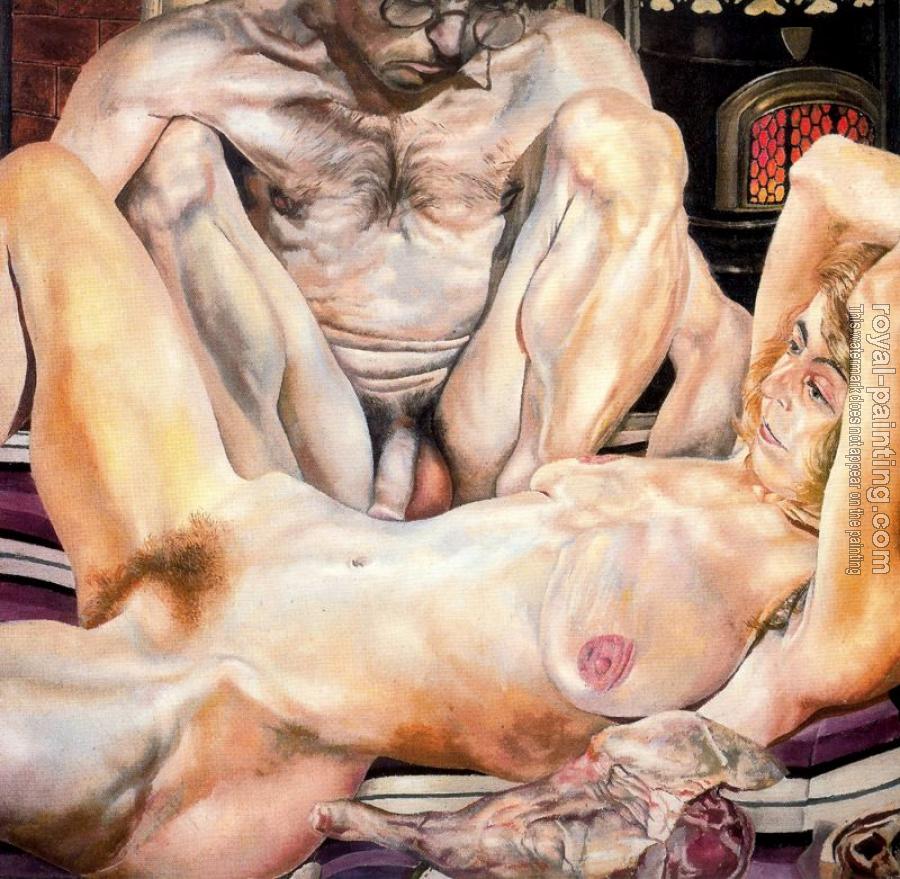 Stanley Spencer : Double Nude Portrait the Artist and His Second Wife or the Leg Of Mutton Nude